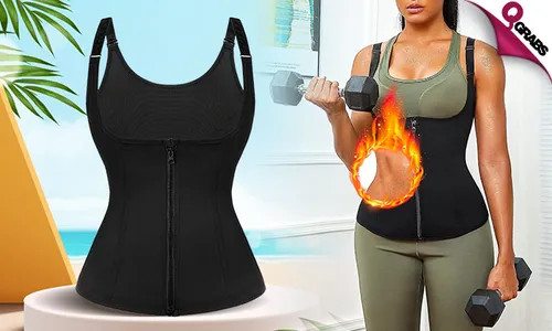Zippered Sauna Waist Trainer!